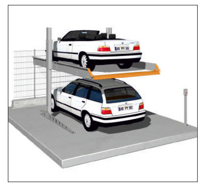 High Safety Customizable Double Decker Parking System For Residential